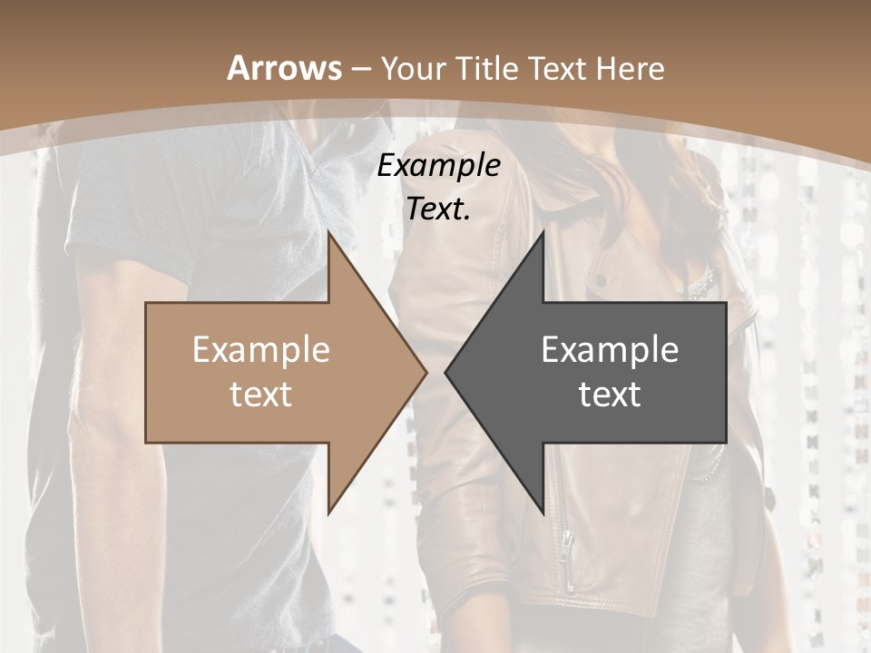 Curtain Love Copy Space PowerPoint Template