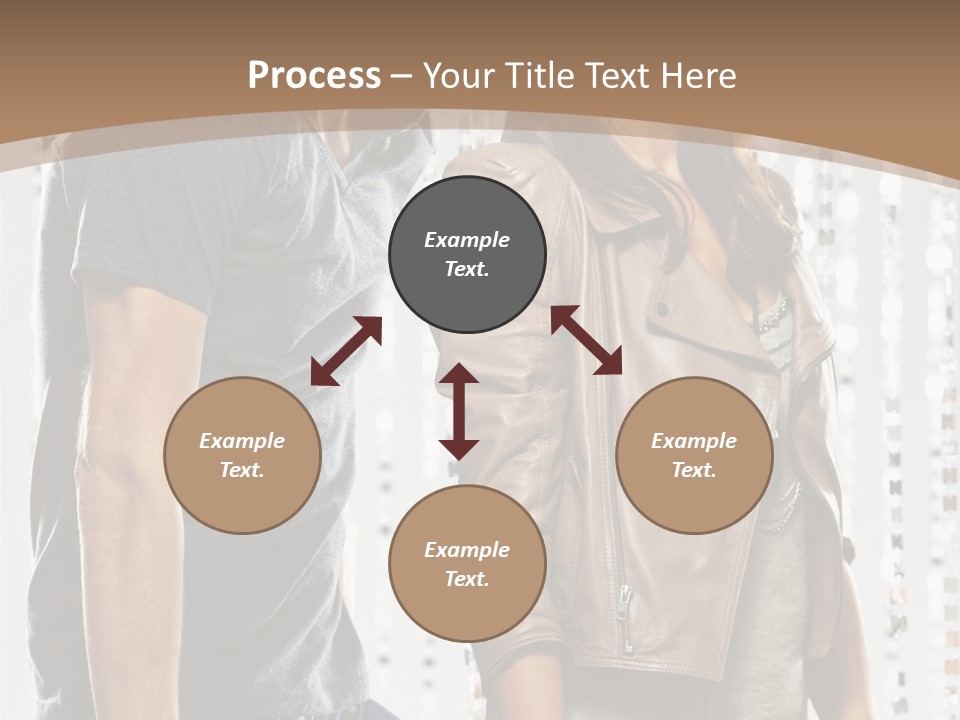 Curtain Love Copy Space PowerPoint Template