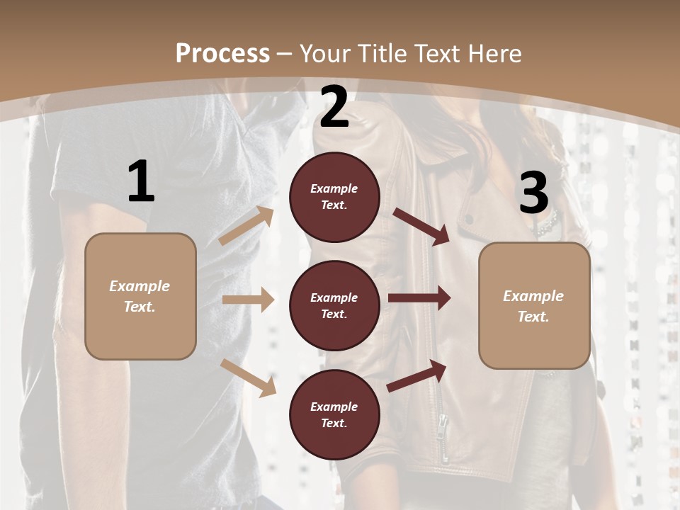 Curtain Love Copy Space PowerPoint Template
