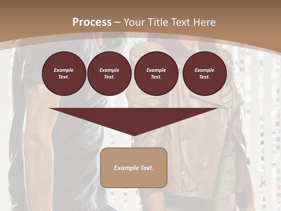 Curtain Love Copy Space PowerPoint Template