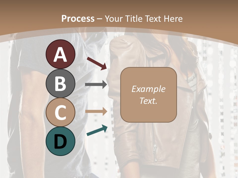 Curtain Love Copy Space PowerPoint Template