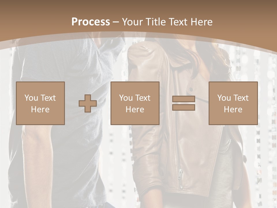 Curtain Love Copy Space PowerPoint Template