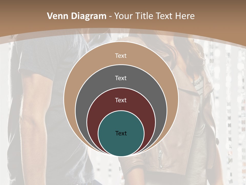 Curtain Love Copy Space PowerPoint Template