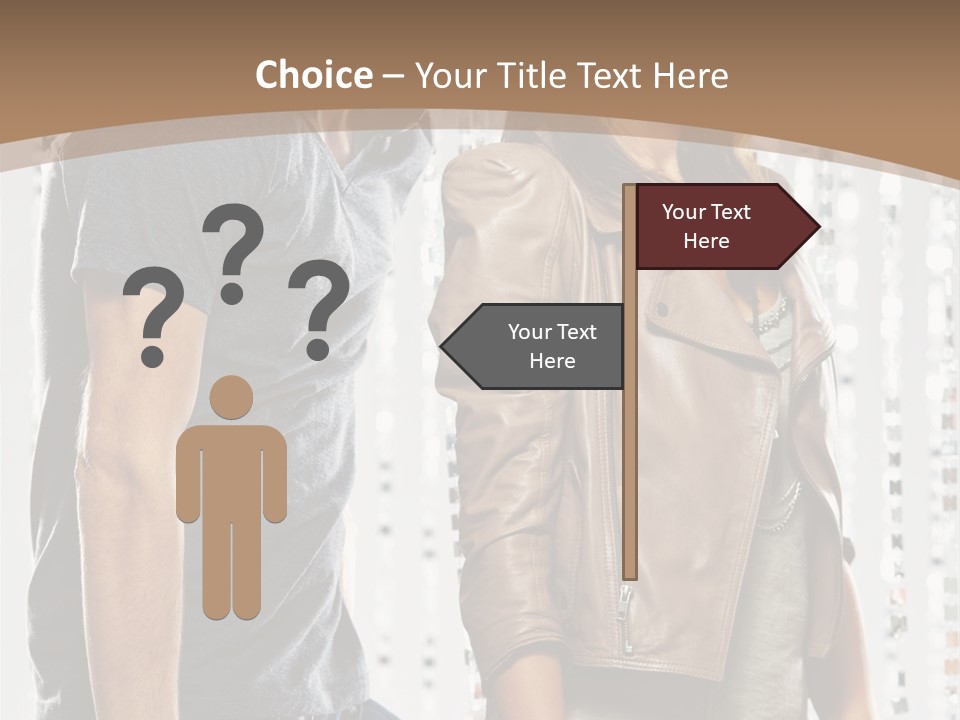 Curtain Love Copy Space PowerPoint Template