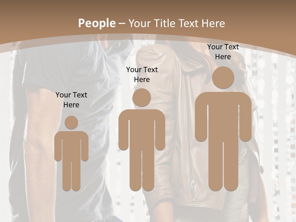 Curtain Love Copy Space PowerPoint Template