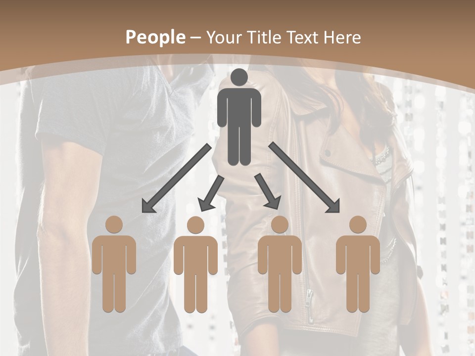 Curtain Love Copy Space PowerPoint Template