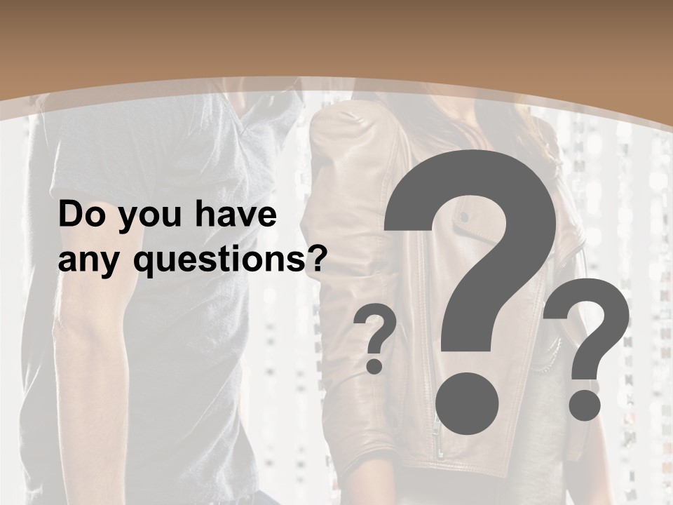 Curtain Love Copy Space PowerPoint Template