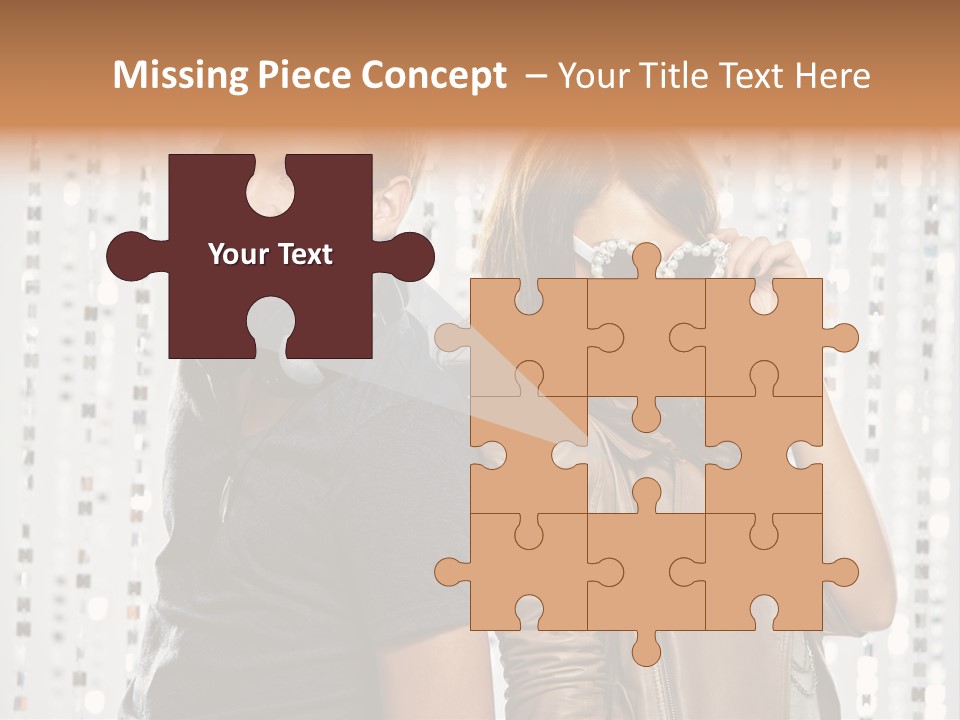 Happiness Nightlife Expression PowerPoint Template