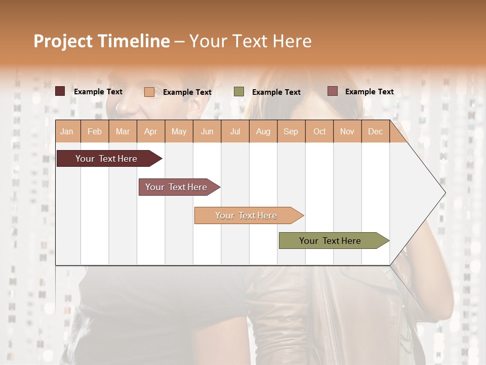 Happiness Nightlife Expression PowerPoint Template