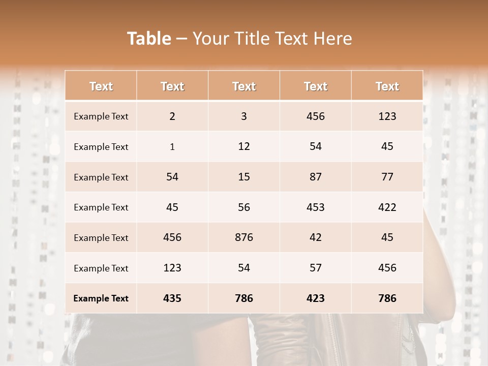 Happiness Nightlife Expression PowerPoint Template
