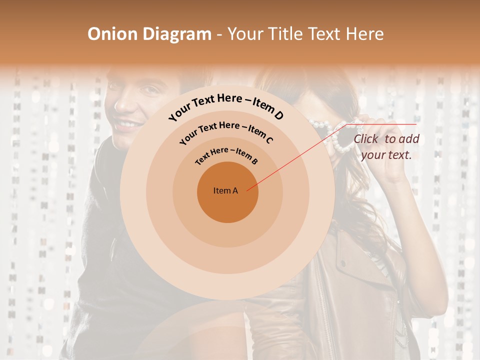 Happiness Nightlife Expression PowerPoint Template