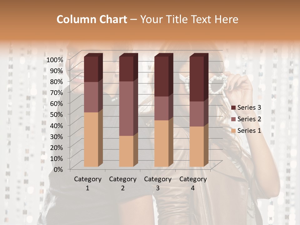 Happiness Nightlife Expression PowerPoint Template
