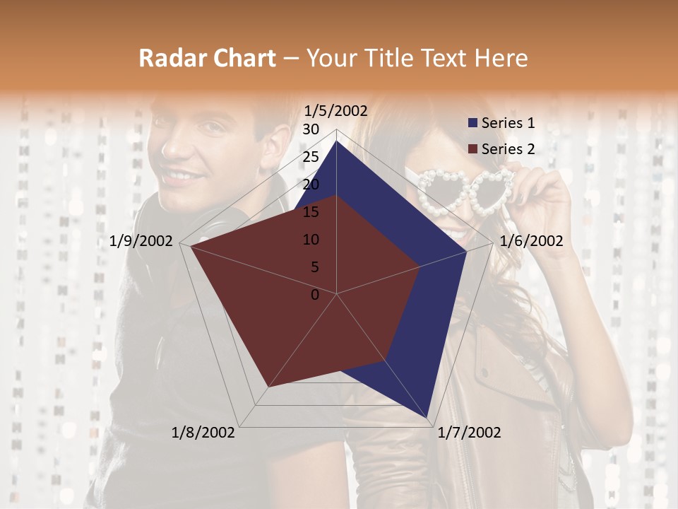 Happiness Nightlife Expression PowerPoint Template