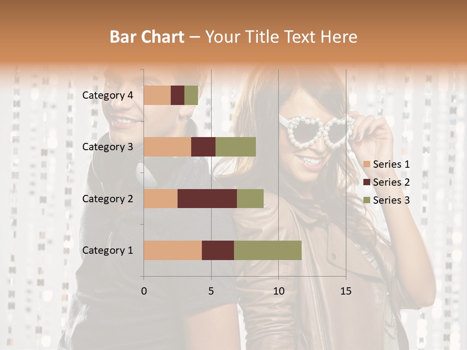 Happiness Nightlife Expression PowerPoint Template