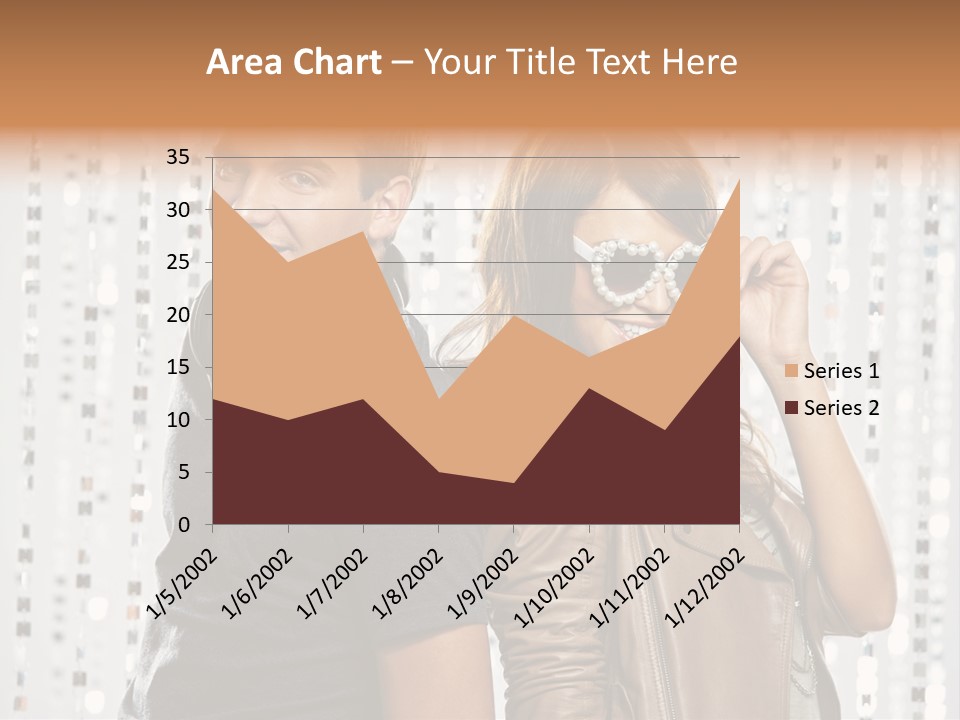 Happiness Nightlife Expression PowerPoint Template
