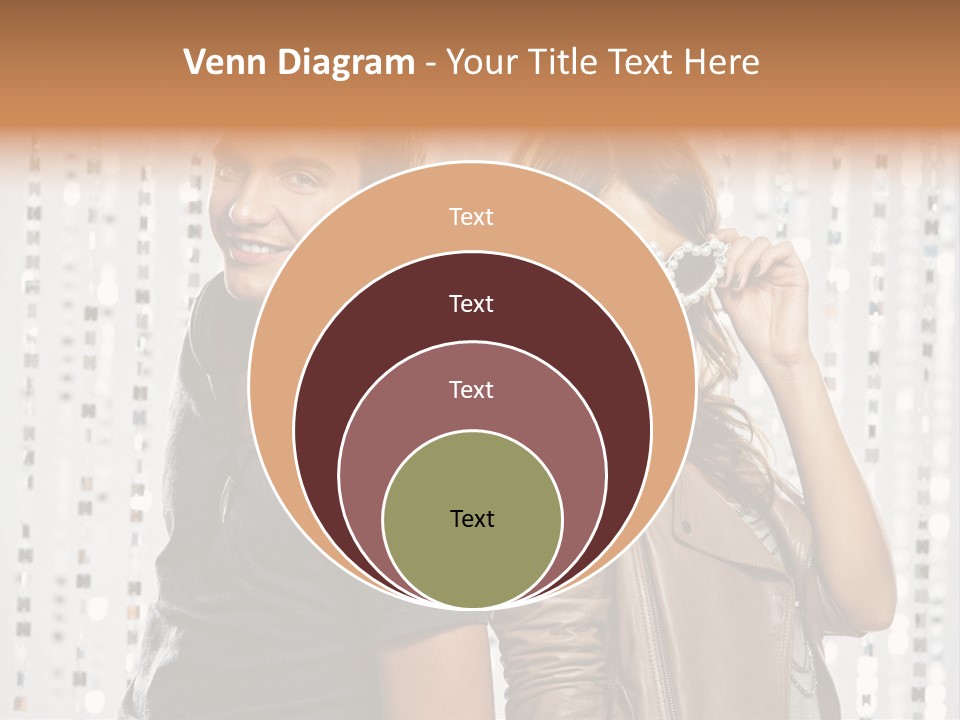 Happiness Nightlife Expression PowerPoint Template