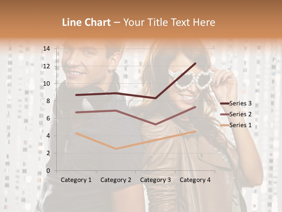 Happiness Nightlife Expression PowerPoint Template