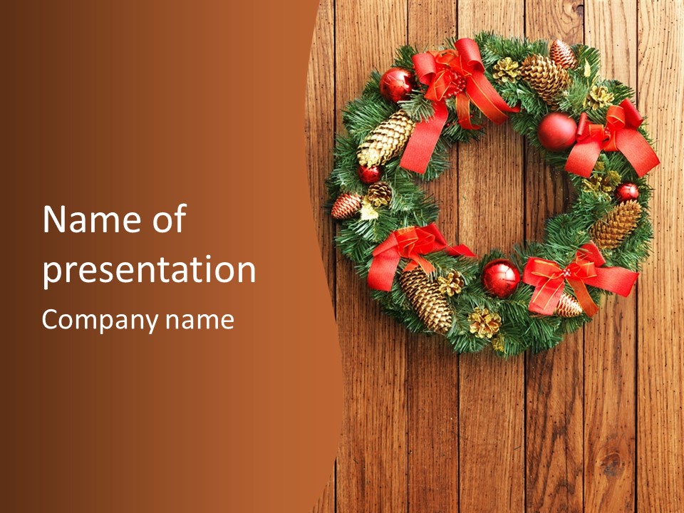 Decor Green Winter PowerPoint Template