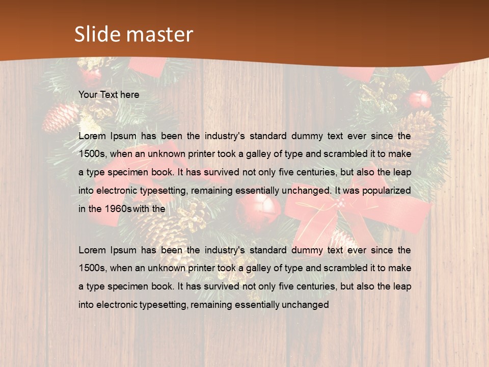 Decor Green Winter PowerPoint Template