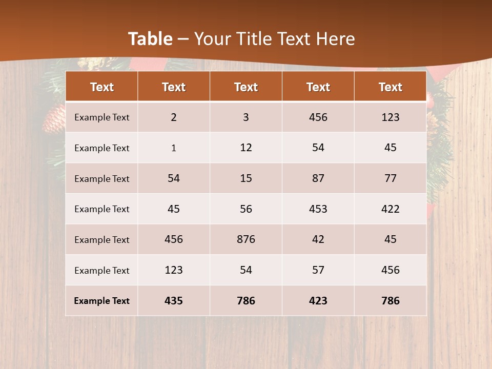 Decor Green Winter PowerPoint Template