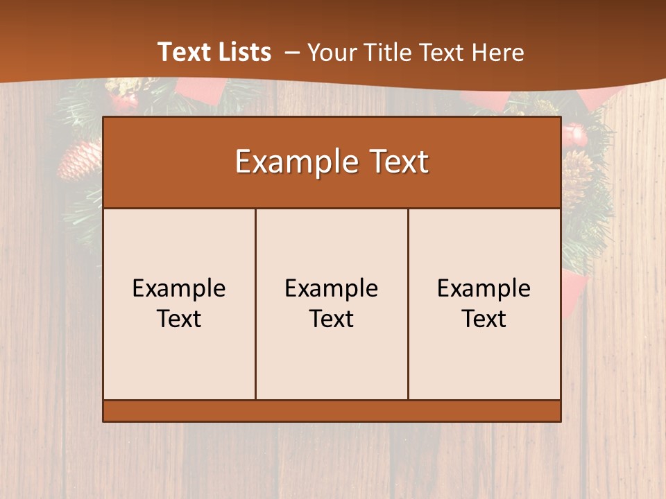 Decor Green Winter PowerPoint Template