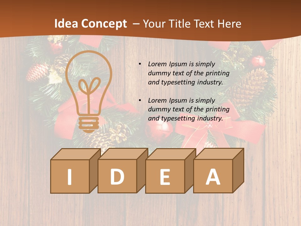 Decor Green Winter PowerPoint Template