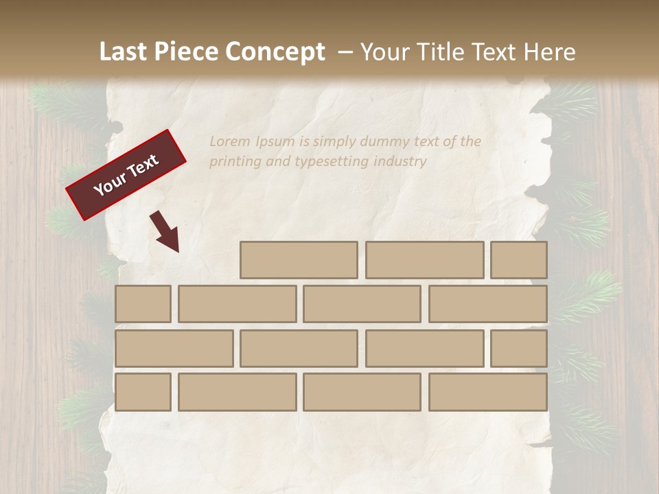 Border Red Celebration PowerPoint Template
