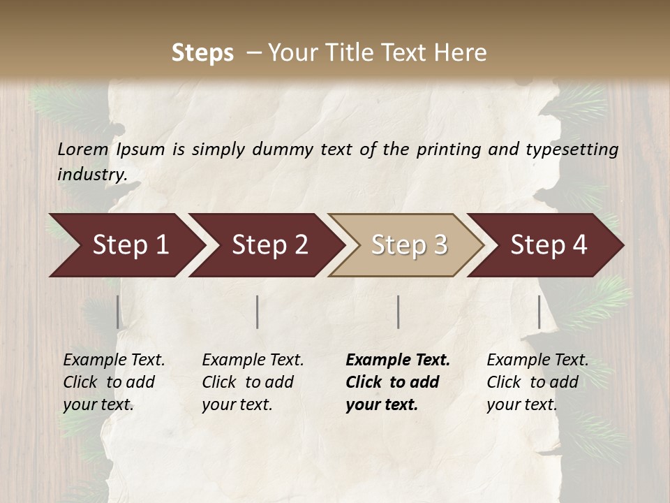 Border Red Celebration PowerPoint Template