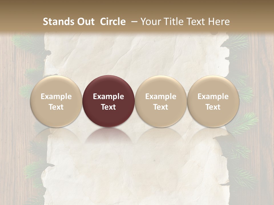 Border Red Celebration PowerPoint Template