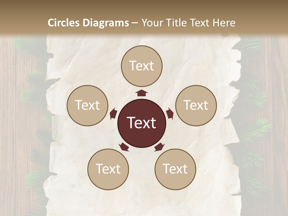 Border Red Celebration PowerPoint Template