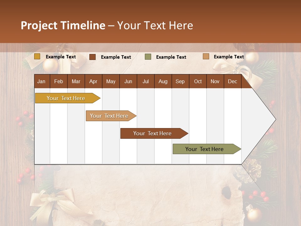 Holiday Decorative Year PowerPoint Template