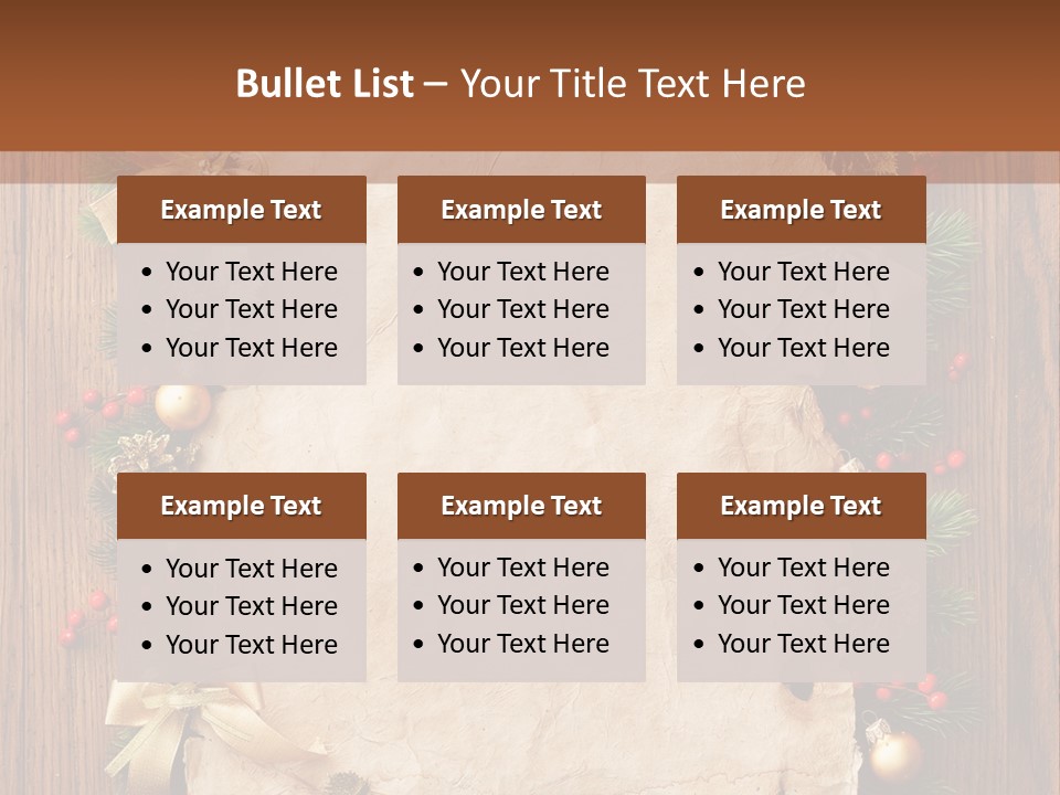 Holiday Decorative Year PowerPoint Template