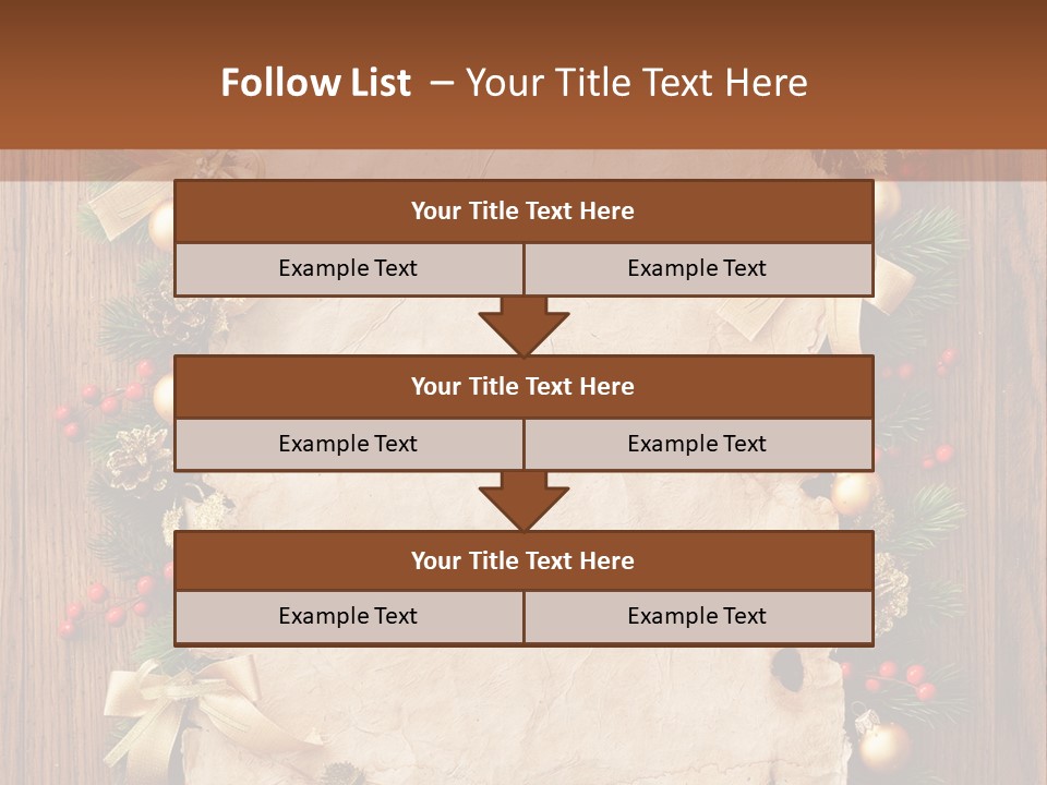 Holiday Decorative Year PowerPoint Template