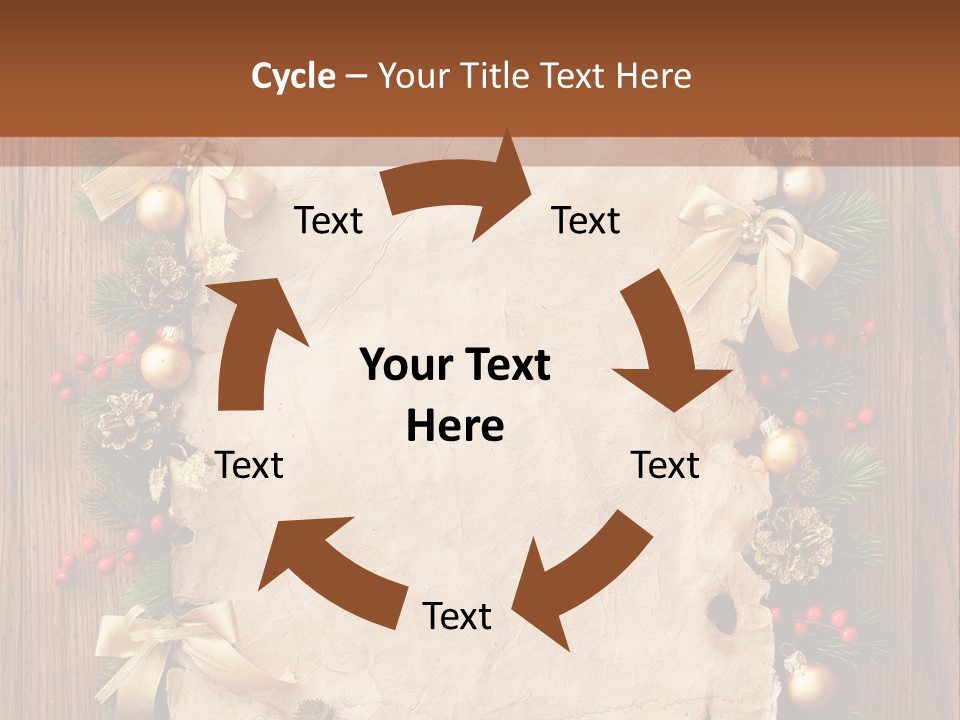 Holiday Decorative Year PowerPoint Template