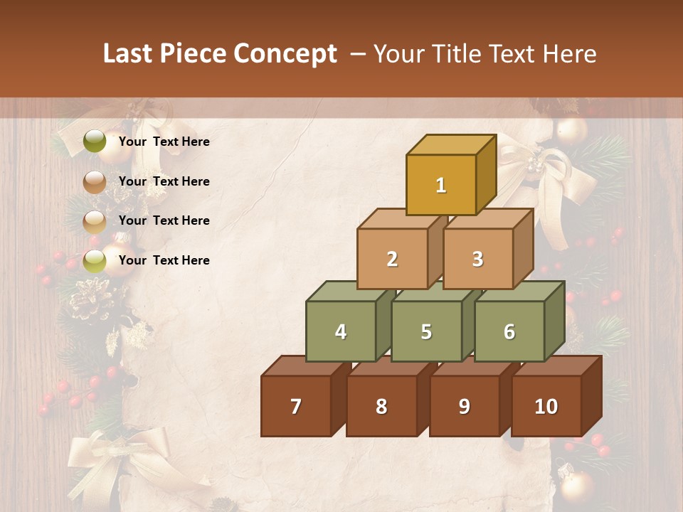 Holiday Decorative Year PowerPoint Template