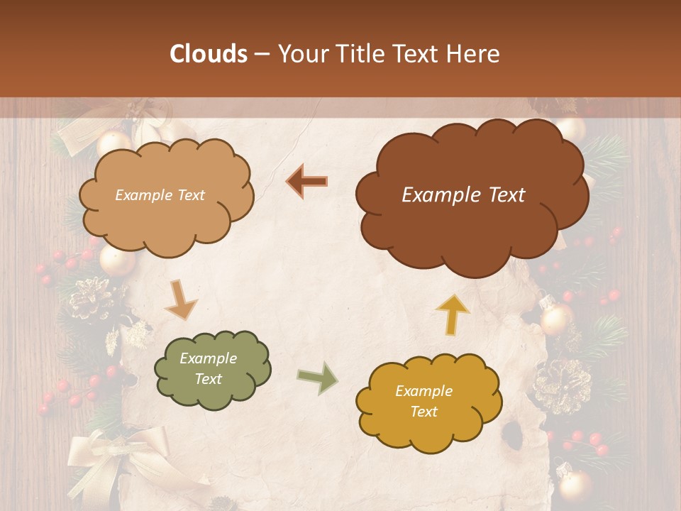 Holiday Decorative Year PowerPoint Template