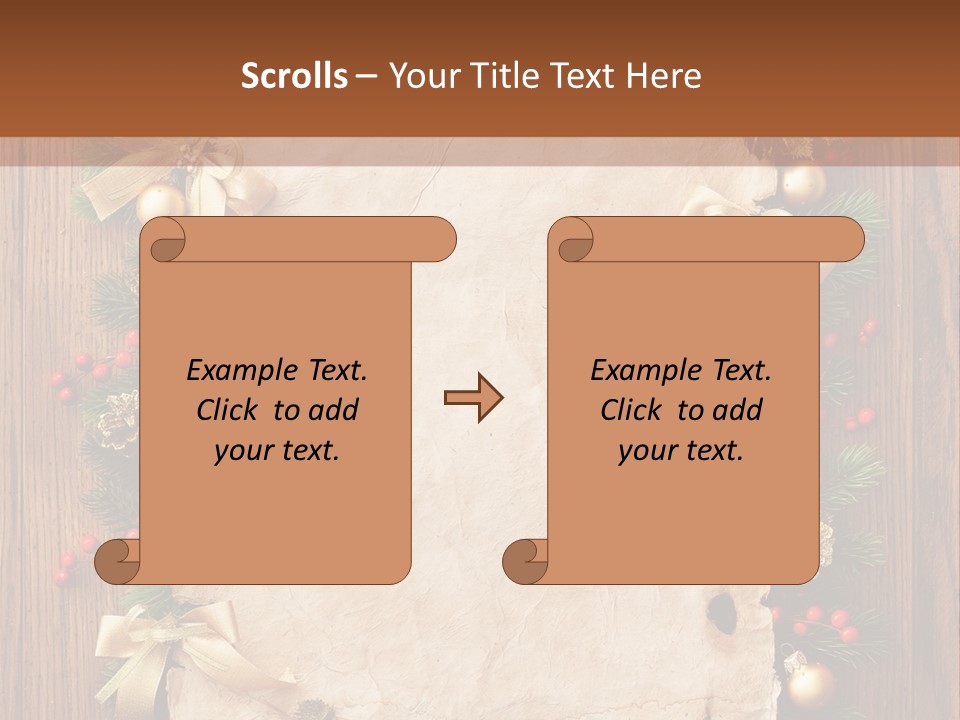 Holiday Decorative Year PowerPoint Template