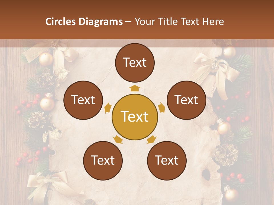 Holiday Decorative Year PowerPoint Template