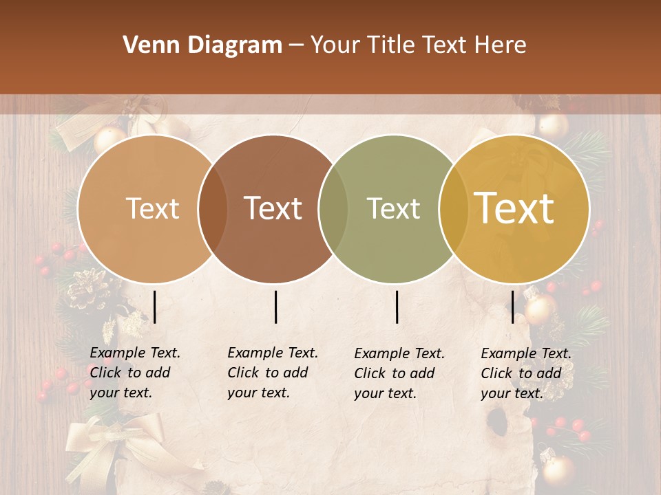 Holiday Decorative Year PowerPoint Template