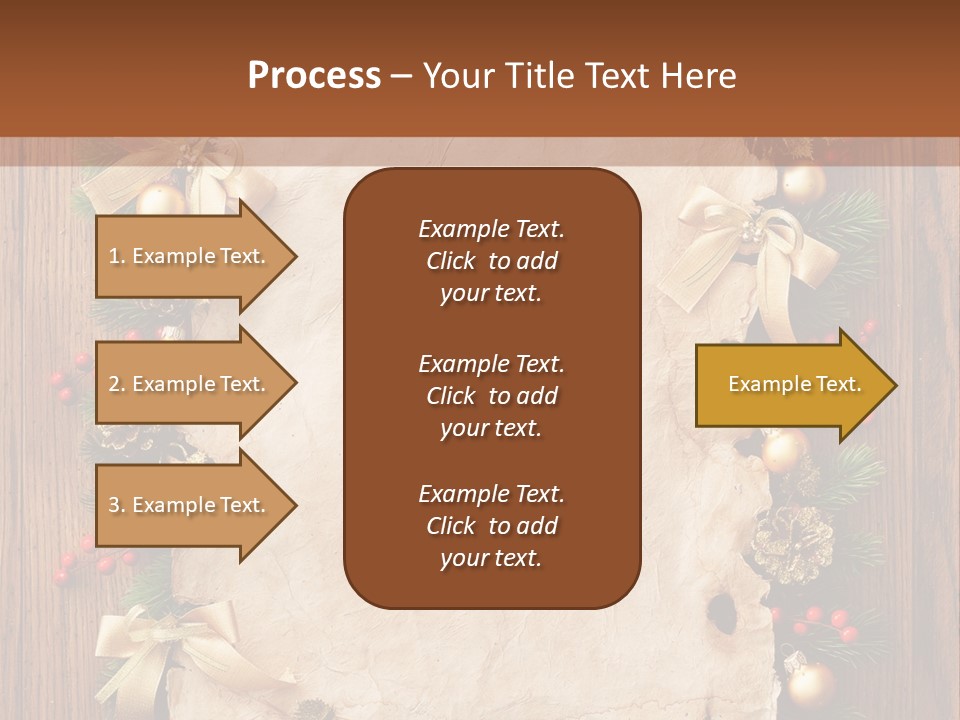 Holiday Decorative Year PowerPoint Template