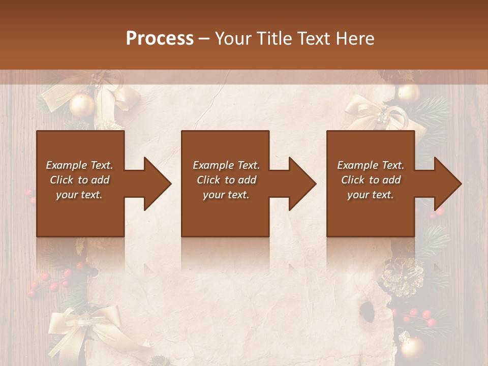 Holiday Decorative Year PowerPoint Template