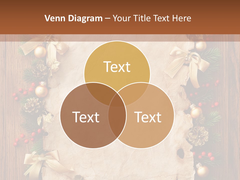 Holiday Decorative Year PowerPoint Template