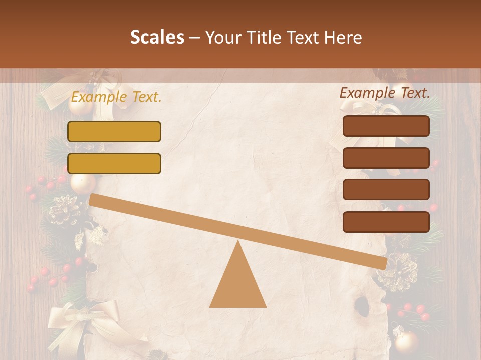 Holiday Decorative Year PowerPoint Template