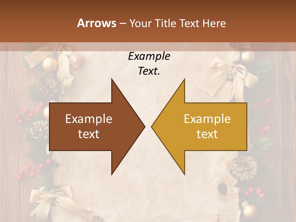 Holiday Decorative Year PowerPoint Template