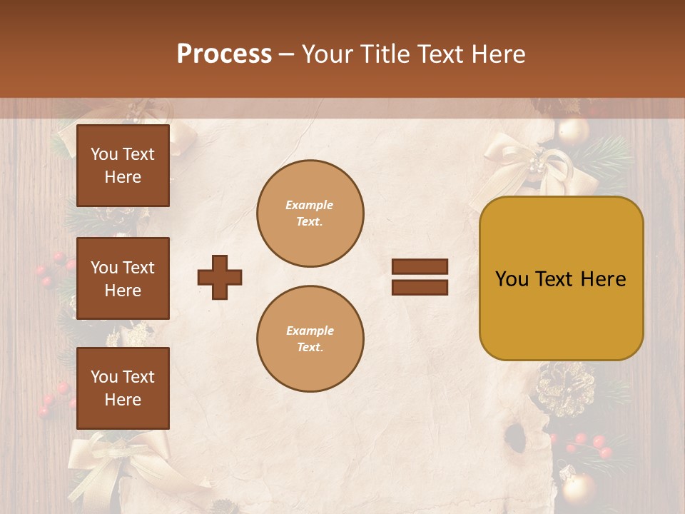 Holiday Decorative Year PowerPoint Template
