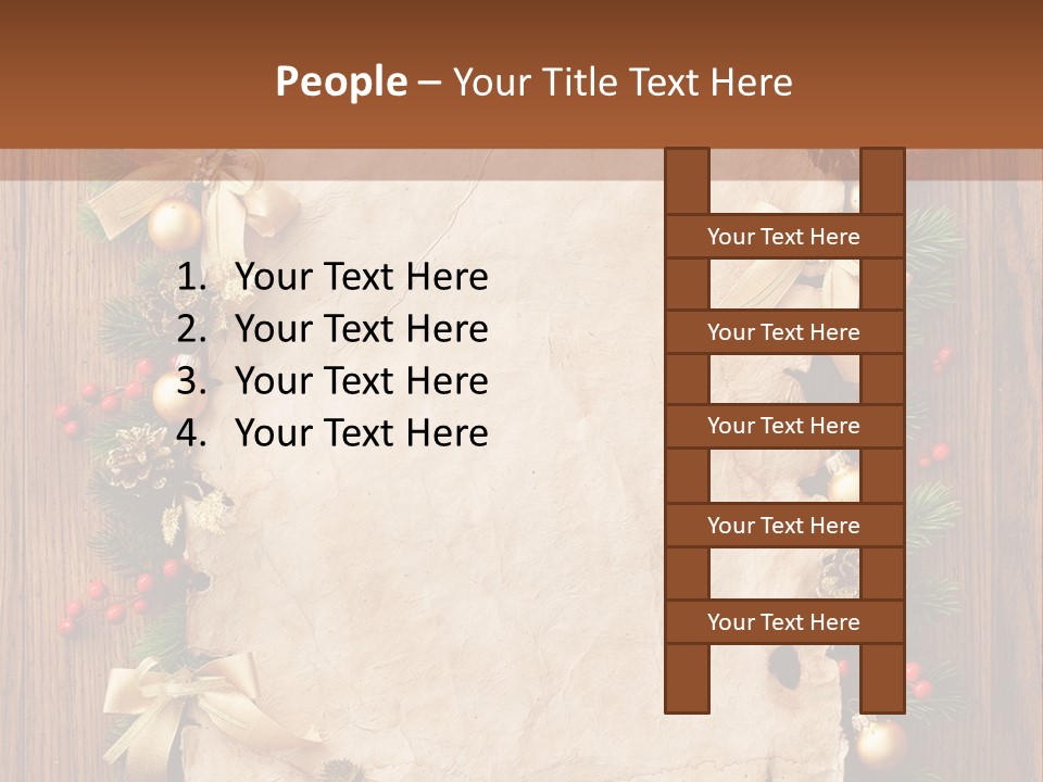 Holiday Decorative Year PowerPoint Template