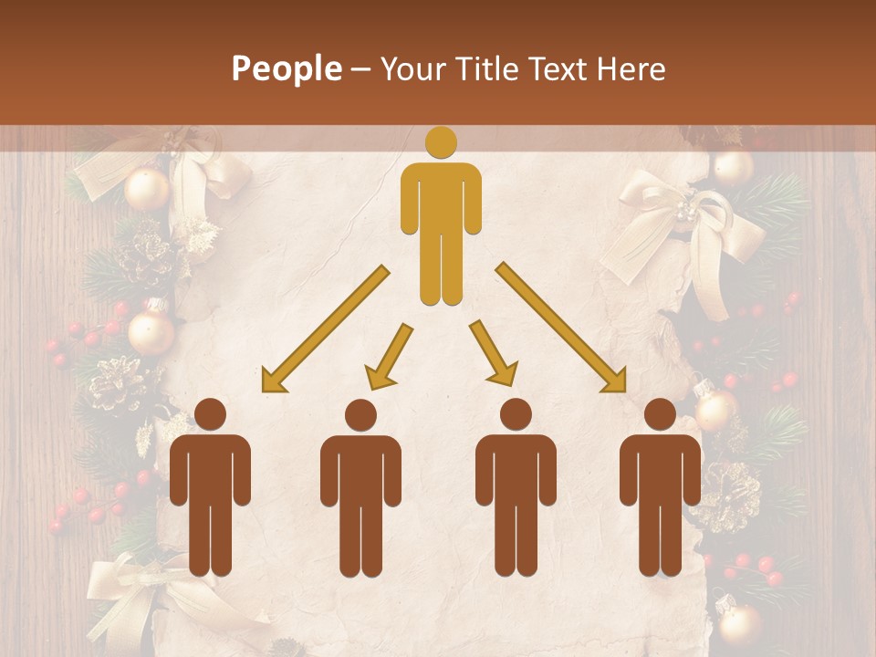 Holiday Decorative Year PowerPoint Template