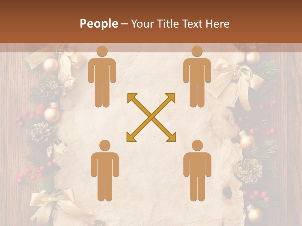 Holiday Decorative Year PowerPoint Template