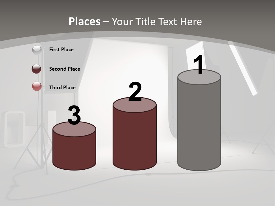 Light Photographer Background PowerPoint Template