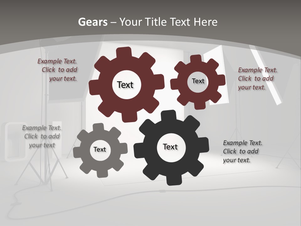 Light Photographer Background PowerPoint Template